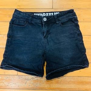 High Waisted Stretchy Denim Shorts